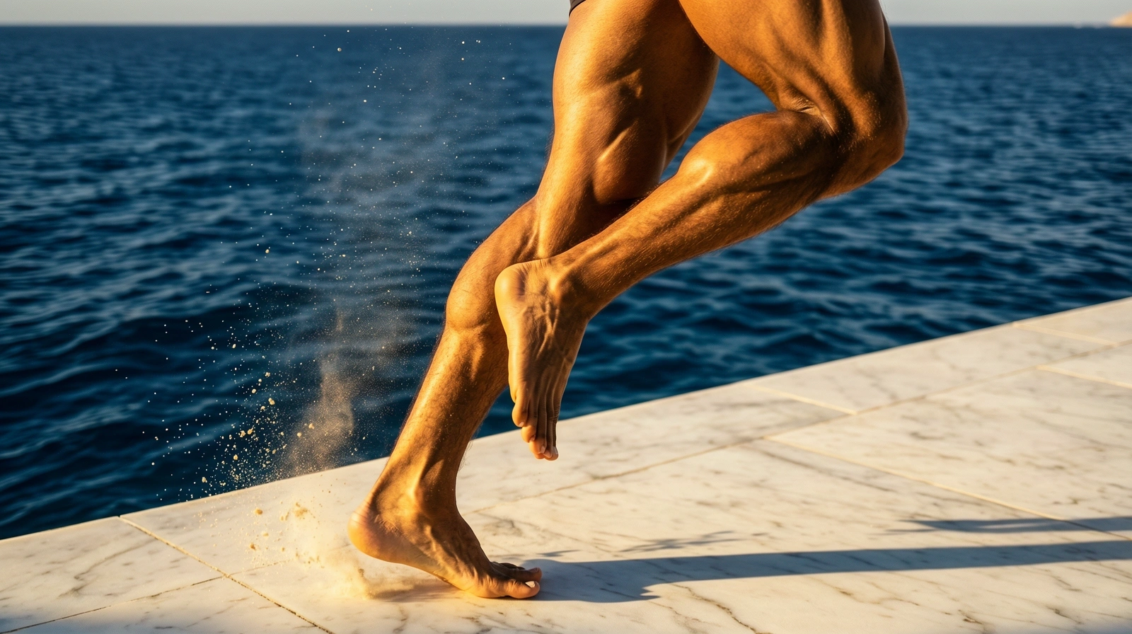 Kinetic human movement in light
